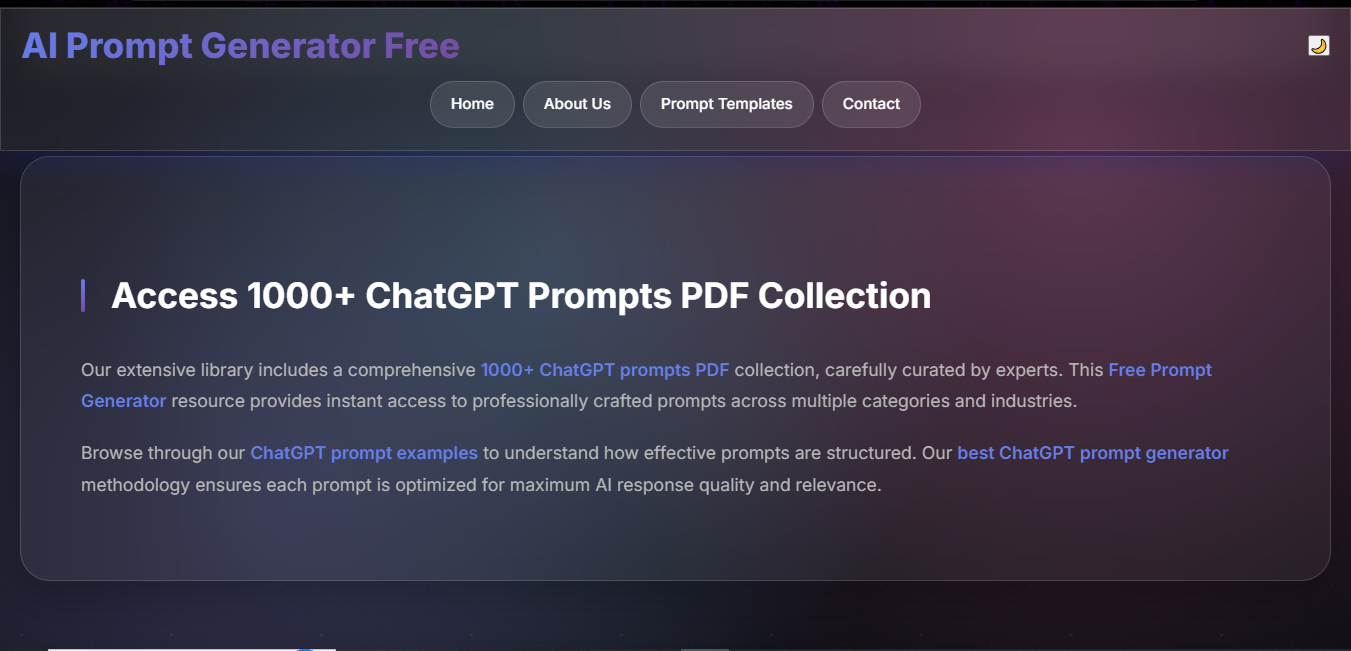 Prompt Categories